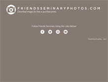 Tablet Screenshot of friendsseminaryphotos.com